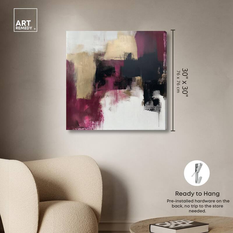 Golden Dusk I Canvas by Art Remedy, Gallery Wrapped