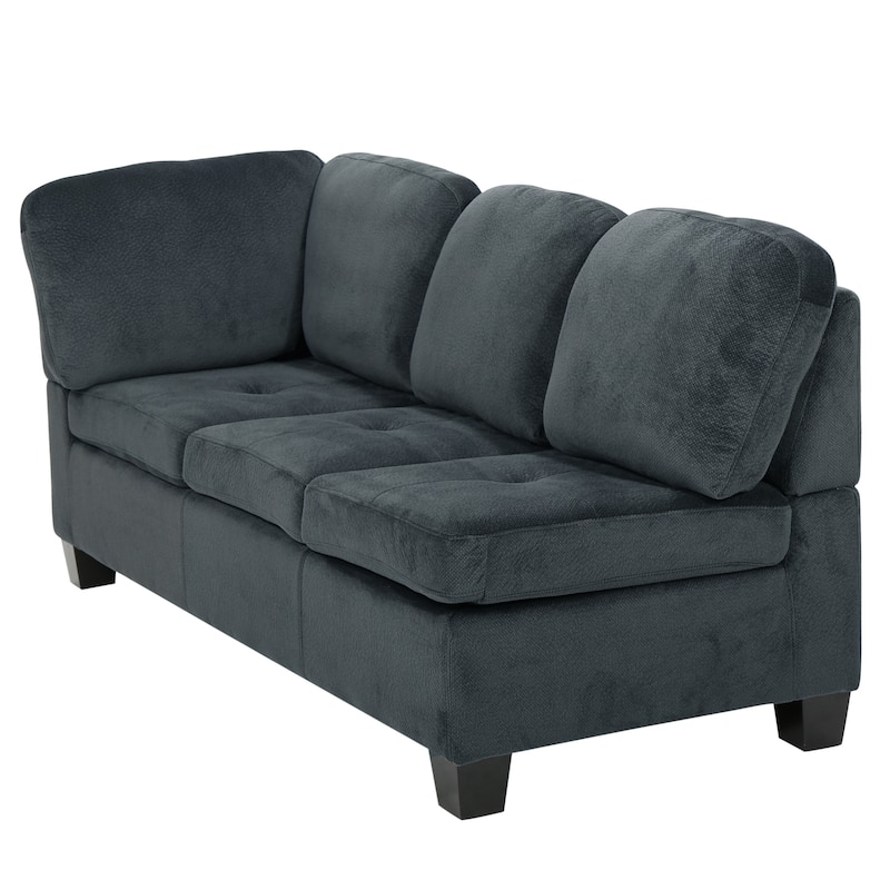 Canterbury Fabric 2-piece L-Shaped Sectional Set by Christopher Knight Home