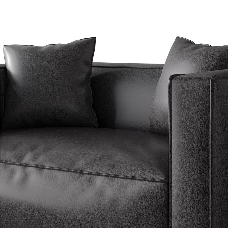 CraftPorch Mid Century Modern Upholstered Loveseat