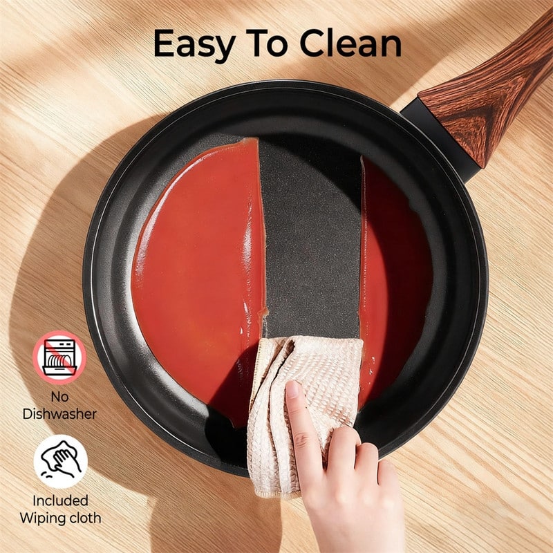 20 Pcs Nonstick Pots And Pans Set Cast Aluminum Cookware Set