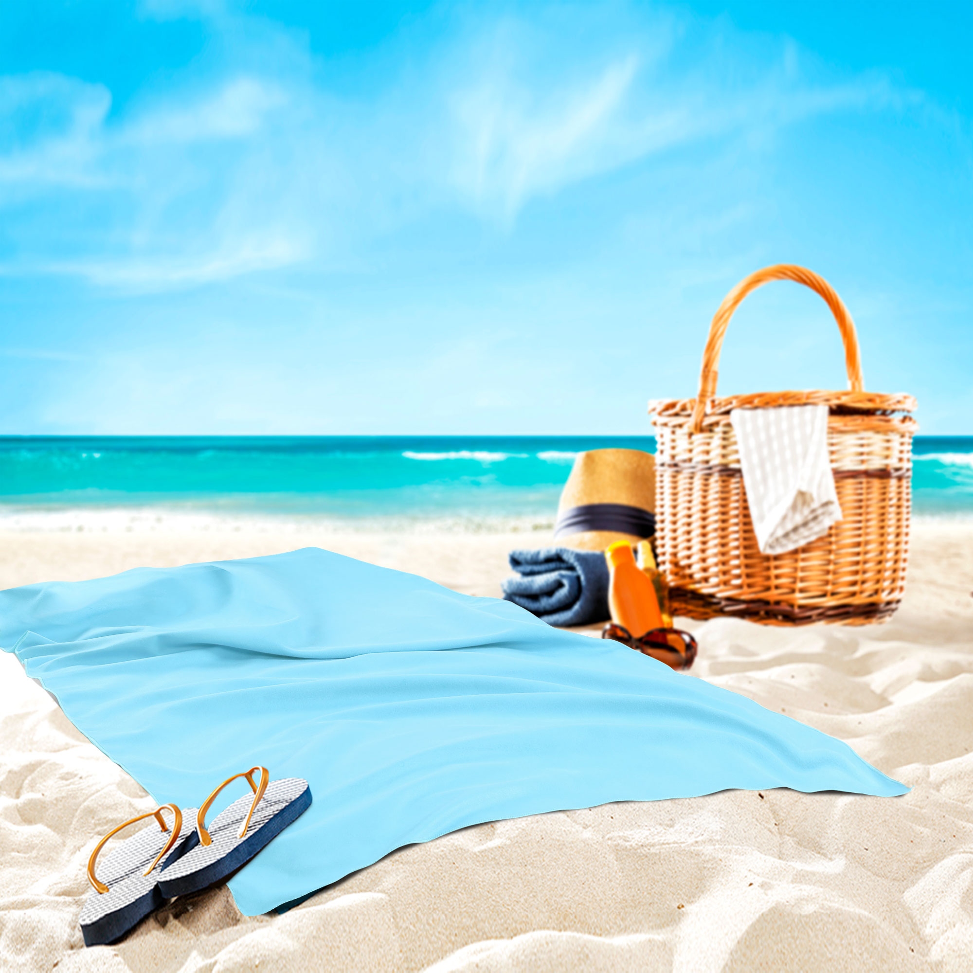 Quick Dry Microfiber Beach Towel 30 x 60