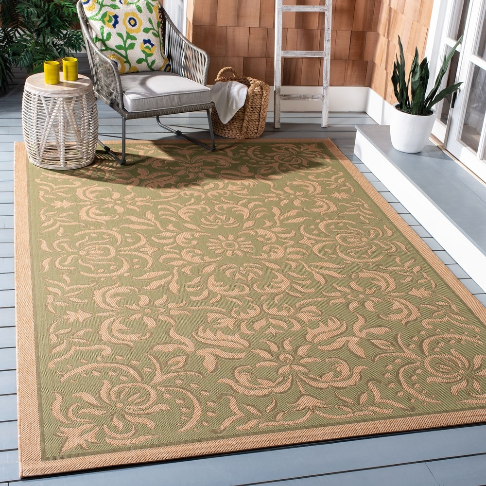 SAFAVIEH Courtyard Mitzi Indoor/ Outdoor Patio Backyard Rug