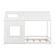 preview thumbnail 11 of 12, Twin Size House Bed with Roof and Window