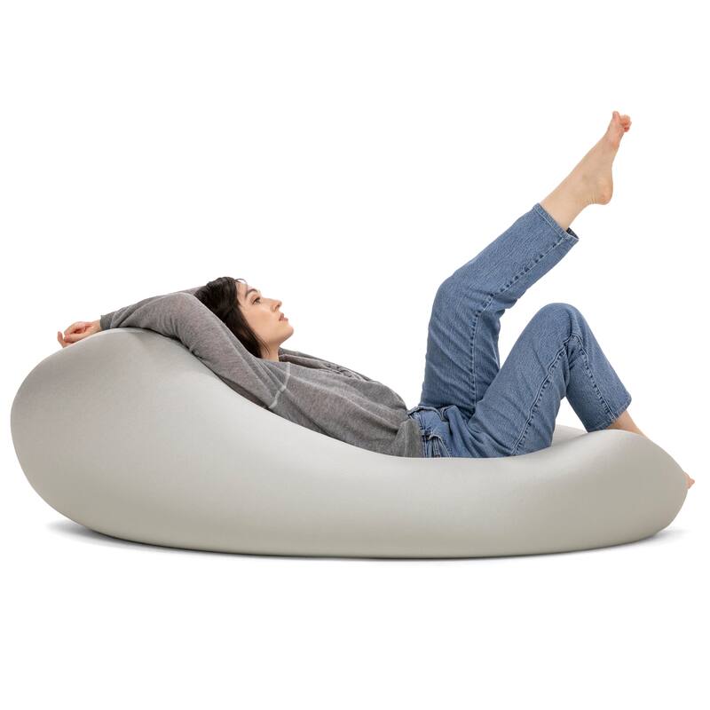 Jaxx Nimbus Large Spandex Bean Bag Gaming Chair - Grey