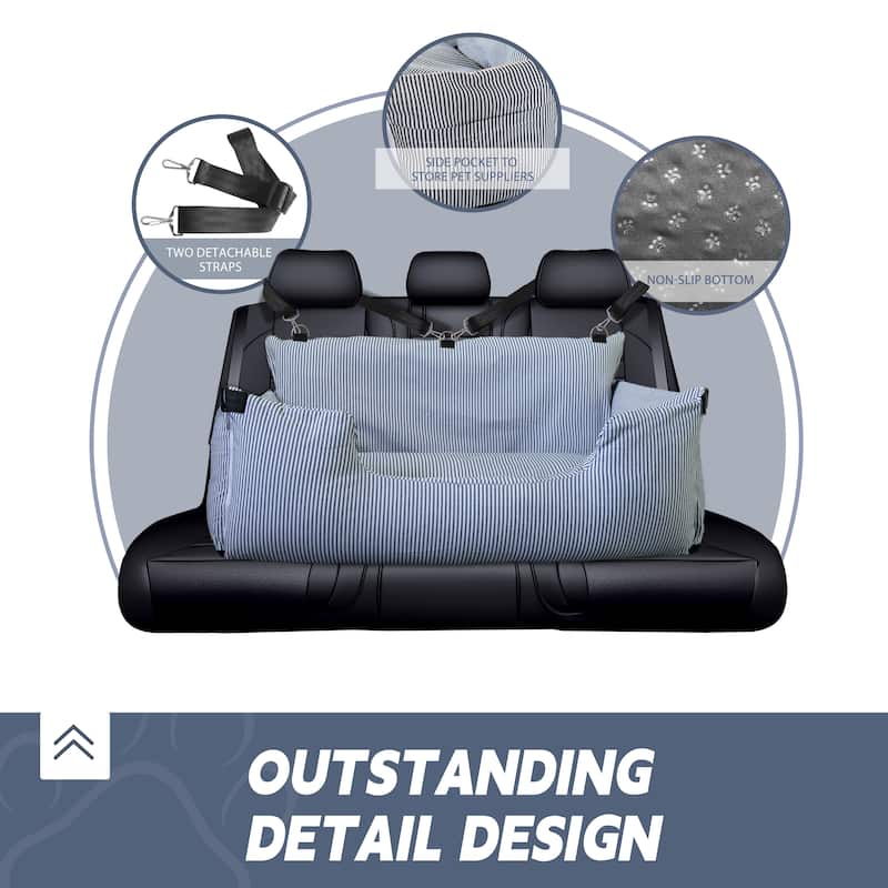 WOWMAX Dog Car Booster Seat Pet Carrier