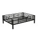 preview thumbnail 11 of 10, Full Size Metal Convertible Bunk Bed with Two Storage Drawers, Features Sturdy Frame, Guardrails, and Easy Conversion