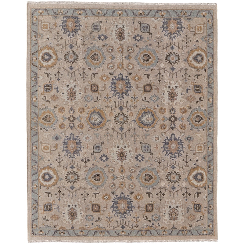 Grand Bazaar Aleska Hand Knotted Oriental Traditional Area Rug