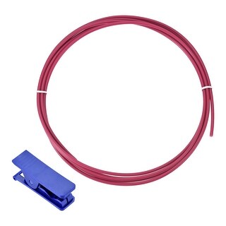 Red Silicone Air Tubing Hose – 3/16" X 60" For Furnace Pressure Switches, -100°F To 500°F, 5psi Working Pressure