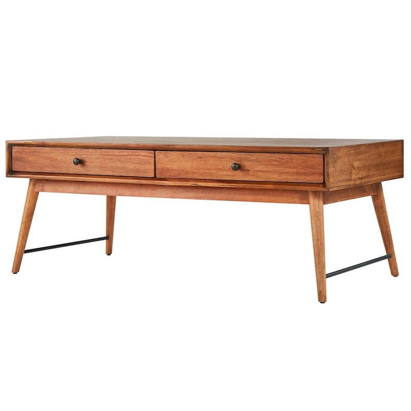 Aksel Wood Accent Tables by iNSPIRE Q Modern - Coffee Table Only - Brown