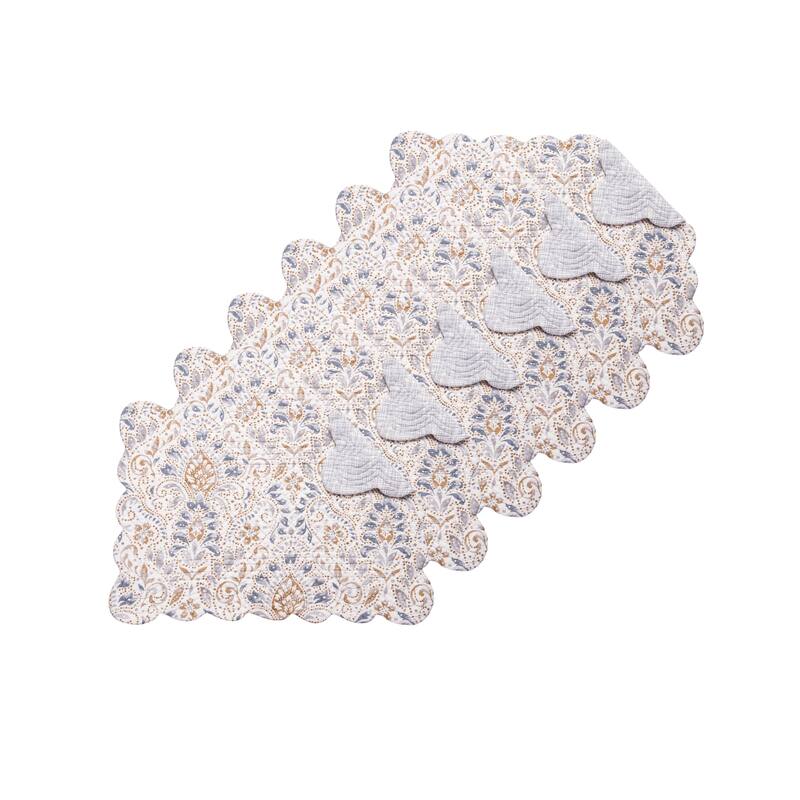 Selma Quilted Placemat Set 6