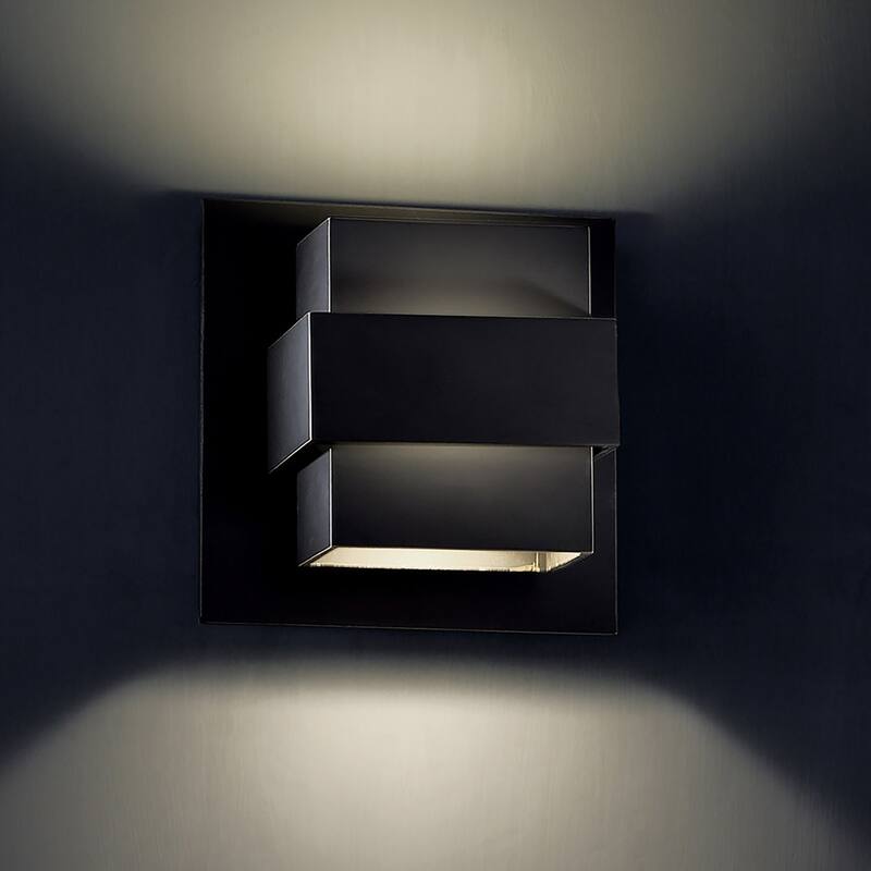 Pandora 7in LED Indoor or Outdoor Wall Light 3000K