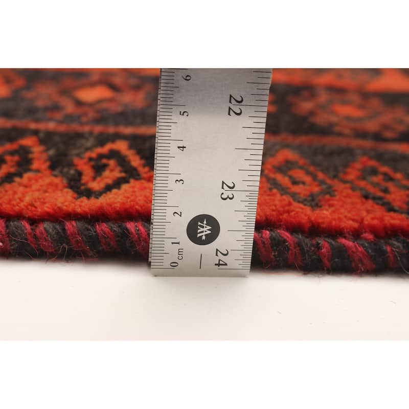 ECARPETGALLERY Hand-knotted Melis Vintage Red Wool Rug - 5'10 x 7'0