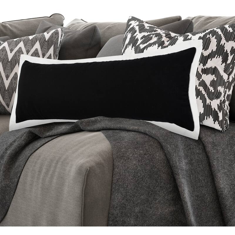 Sevita Nox Empire Bordered Throw Pillow