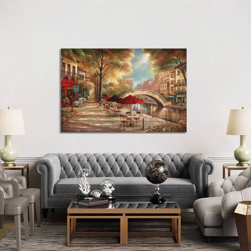 iCanvas "Riverwalk Charm" by Ruane Manning Canvas Print