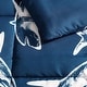 preview thumbnail 7 of 7, Eddie Bauer Vinny And Shark Friends Reversible Blue Comforter Bonus Set