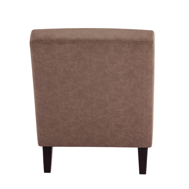 Finlay Leather Chaise Lounge by Christopher Knight Home