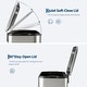 preview thumbnail 46 of 48, Fingerprint-Proof Commercial Trash Can, Stainless Steel, Soft-Close Lid, Foot Pedal, Indoor Recycling,for Kitchen/Office