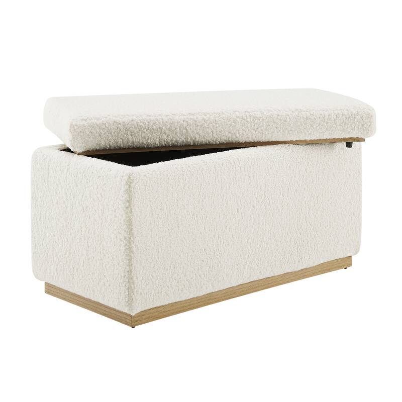 Rue Sherpa Rectangle Storage Ottoman
