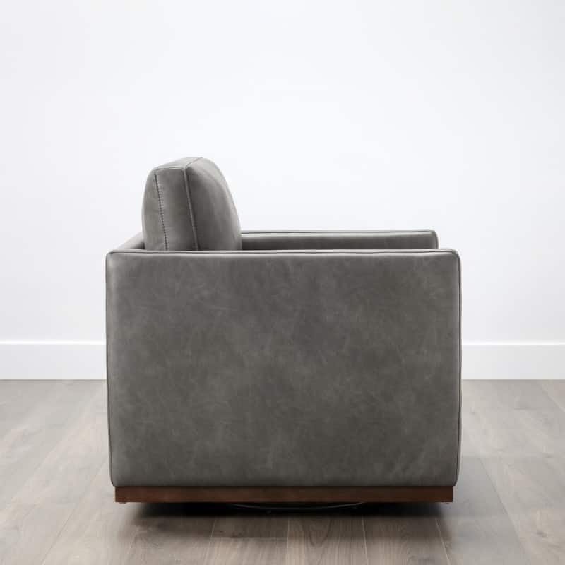 Spruce & Spring Shane Modern Swivel Accent Arm Chair