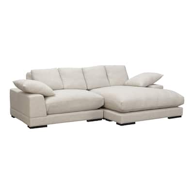 Aurelle Home Reversible Contemporary Sectional Sofa