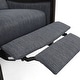 preview thumbnail 35 of 63, Veatch Contemporary Upholstered Pushback Recliner by Christopher Knight Home