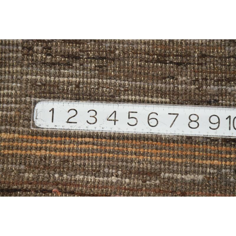 Abstract Geometric Moroccan Oriental Rug Hand-Knotted Wool Carpet - 5'3" x 6'6"