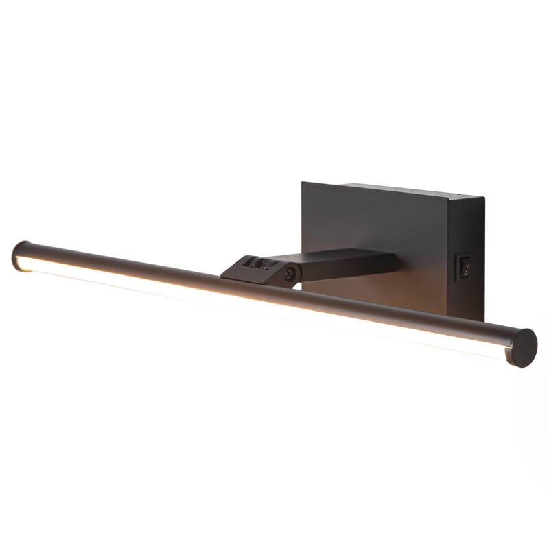 16" Matte Black LED Wireless Picture Light with Remote Control