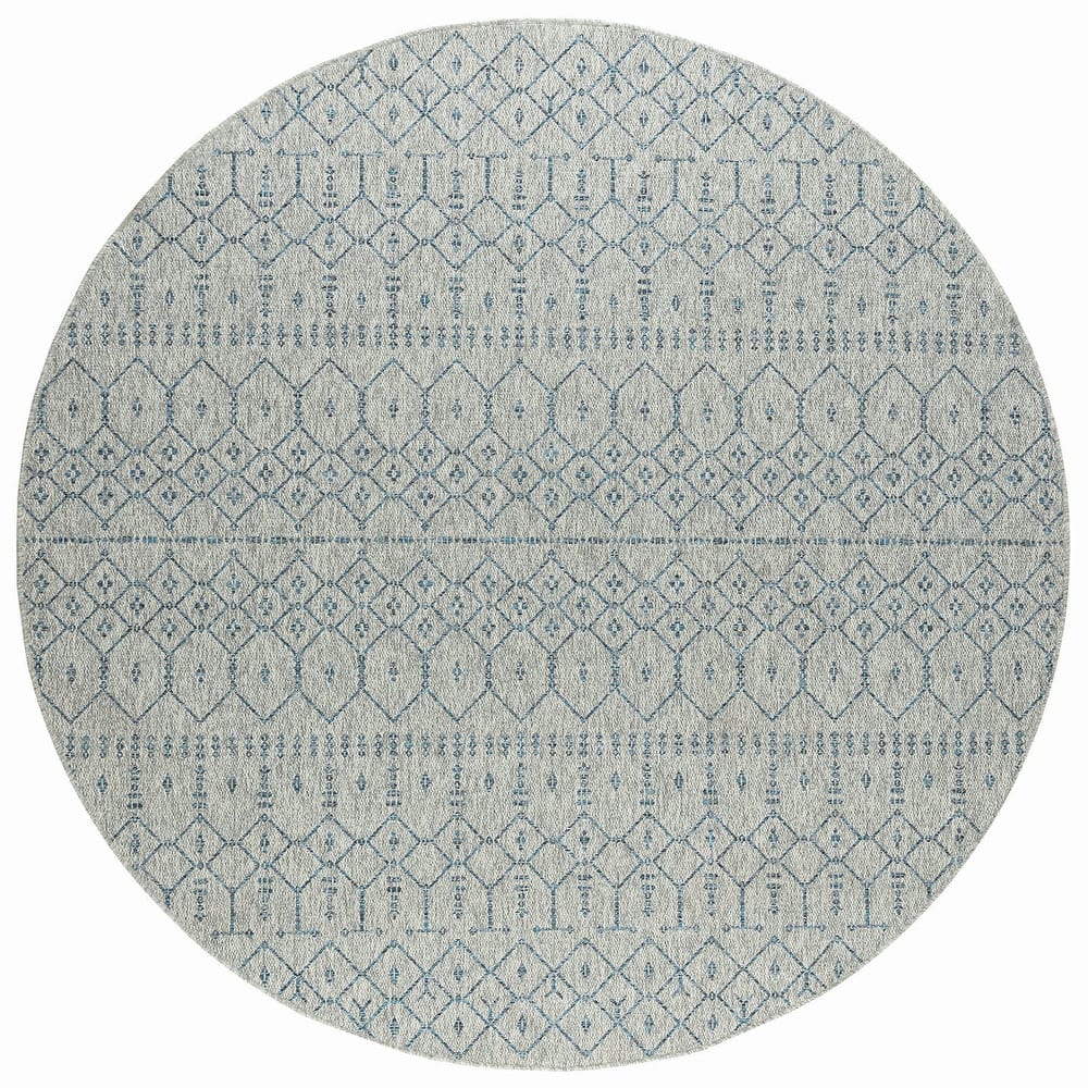 Seros Scandinavian Geometric Indoor/Outdoor Area Rug