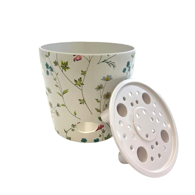 Bamboo Blooms Self-Watering Plant Pot Set of 3 - 5"-7"-10"Round