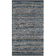 preview thumbnail 10 of 13, SAFAVIEH Handmade Cape Cod Leva Bohemian Jute Rug 2' x 3' - Blue/Natural - Rectangle