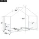 preview thumbnail 22 of 25, Twin Size Metal House Platform Bed