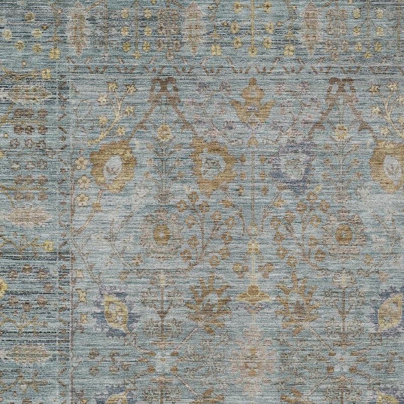 HomeRoots Oriental Traditional Rectangle Outdoor Rug