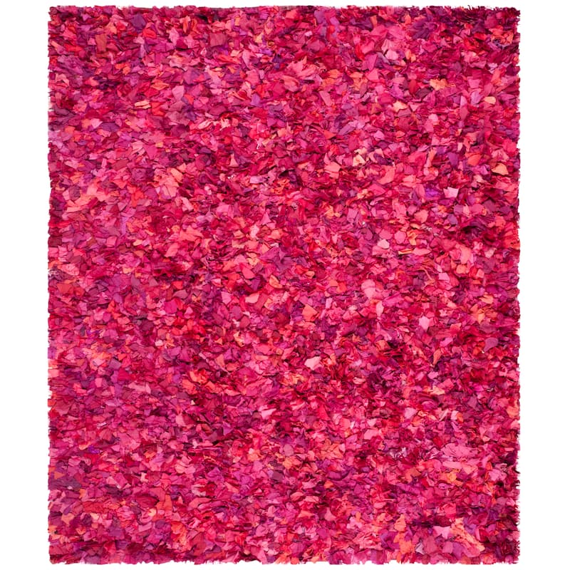 SAFAVIEH Handmade Rio Shag Chihoko 3.5-inch Extra Thick Decorative Rug