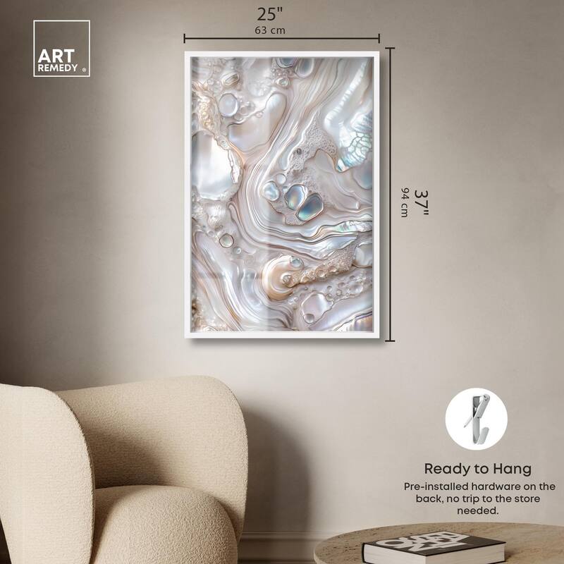 Fluid Preciousness II Shadowbox by Art Remedy
