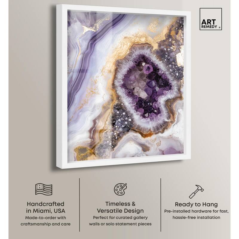 Amethystine Dream II Shadowbox by Art Remedy