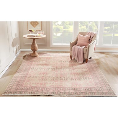 Momeni Banaras Hand Knotted Traditional Wool Area Rug