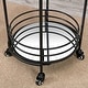 preview thumbnail 13 of 28, FirsTime & Co. Joliet Round Metal Bar Cart