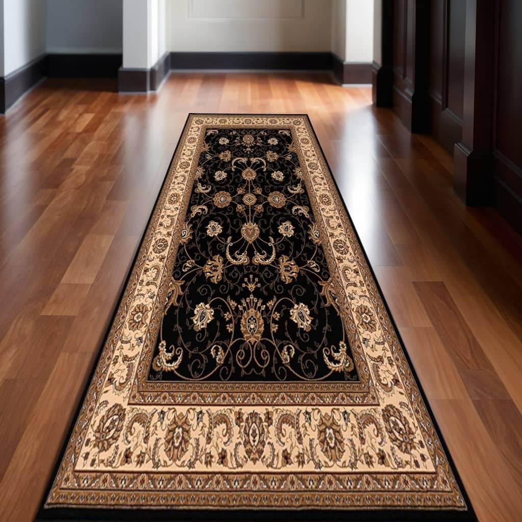 HomeRoots Bigo Oriental Modern Runner Area Rug