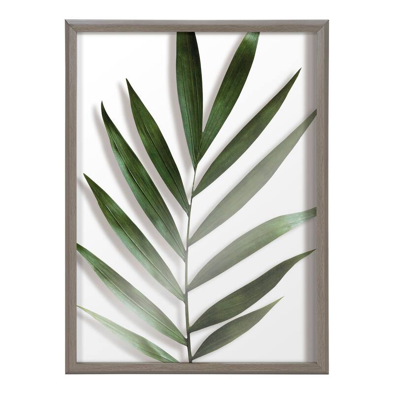Kate and Laurel Blake Botanical 5F Printed Glass by Amy Peterson