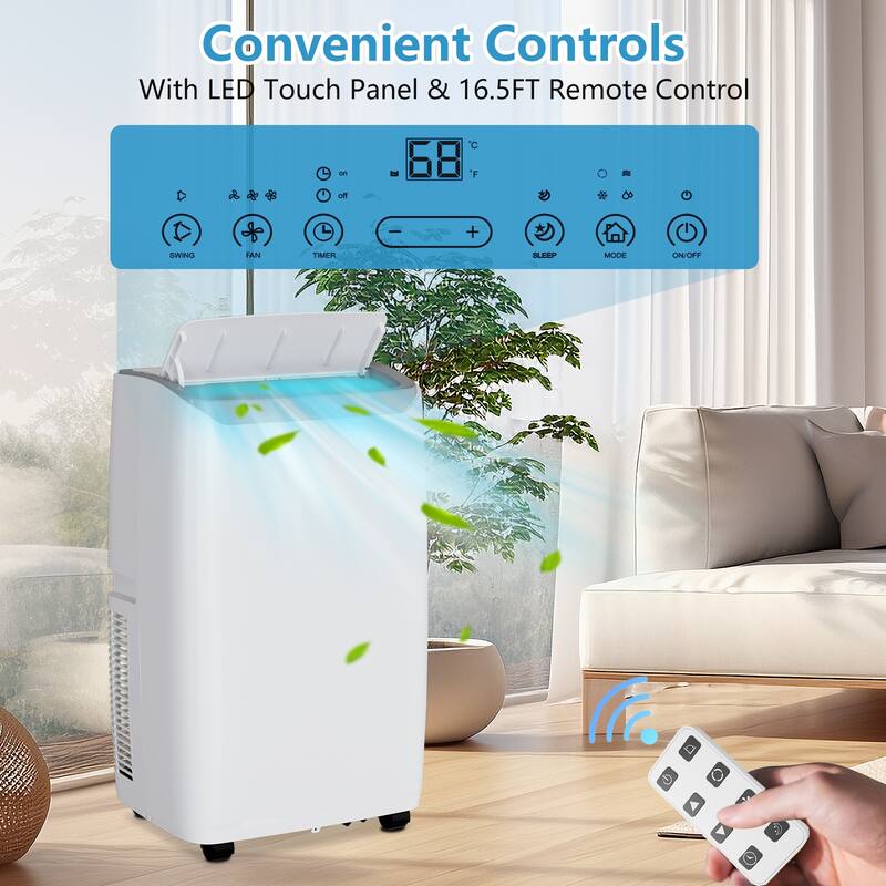 Air Conditioner 14,000 BTU 3-1 in, Cools up to 750 Sq.ft