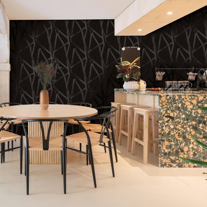 Tempaper Intersections by Genevieve Gorder Peel and Stick Wallpaper - 15 sq. ft.