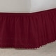preview thumbnail 35 of 34, Copper Grove Falcata Wrap-Around Eyelet Ruffled Bed Skirt