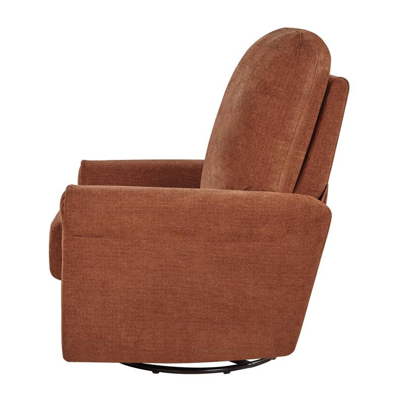 Heido 360 Degree Swivel Glider Manual Recliner Leisure Chair Set of 2