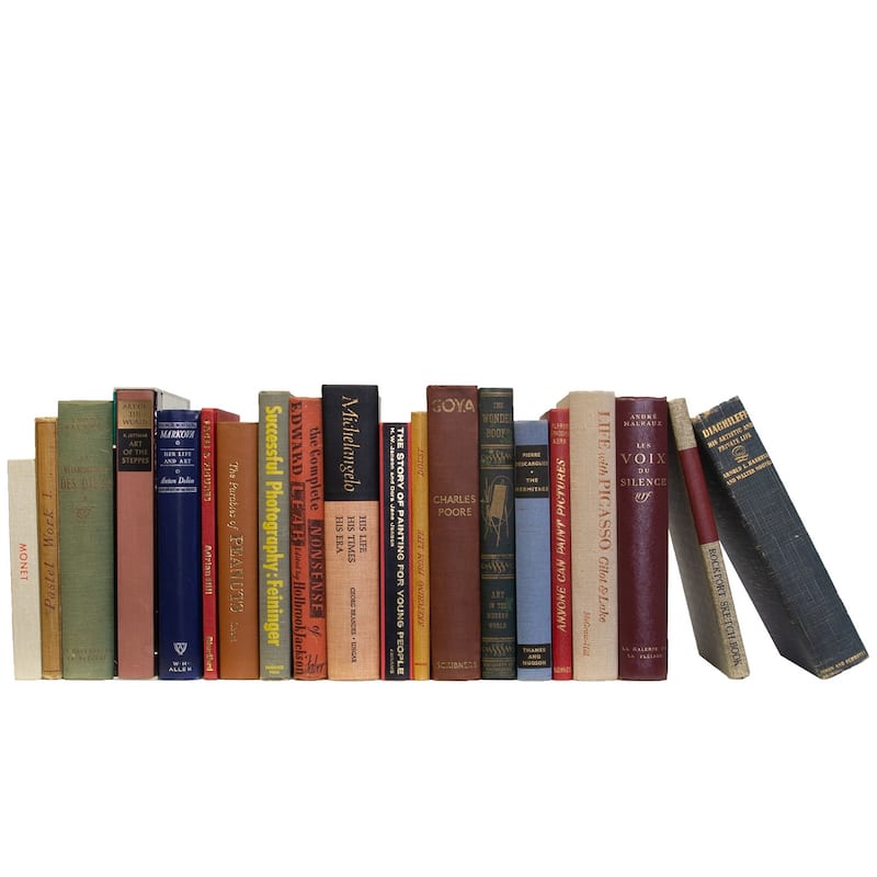 Books Decorative Accessories: Vintage Art: Subject By The Foot