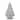 Silver Ceramic Christmas Tree