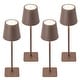 preview thumbnail 25 of 30, C Cattleya 4-Pack LED Cordless 3CCT Dimmable Portable Table Lamps Bronze