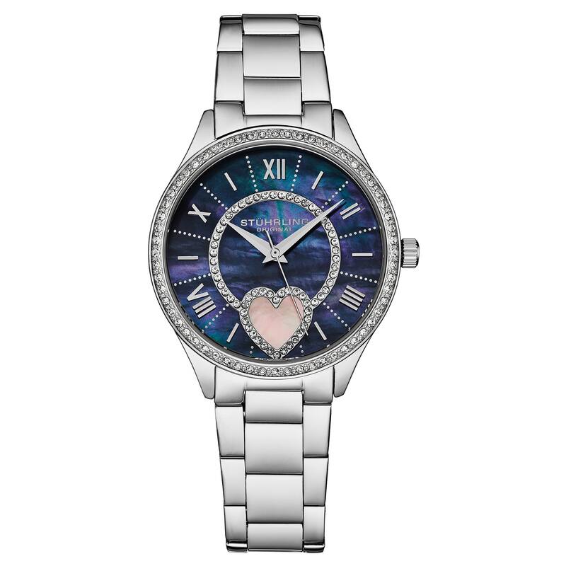 Stuhrling Original Saylor 38mm Mother of Pearl Quartz 4019 Classic