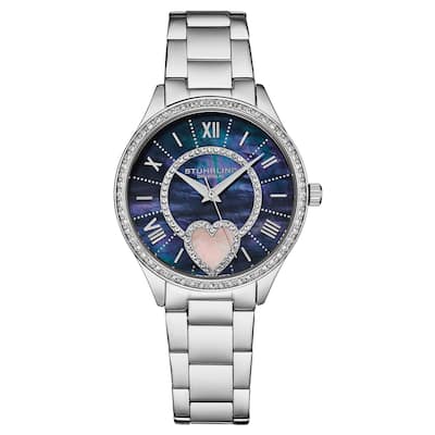 Stuhrling Original Saylor 38mm Mother of Pearl Quartz 4019 Classic