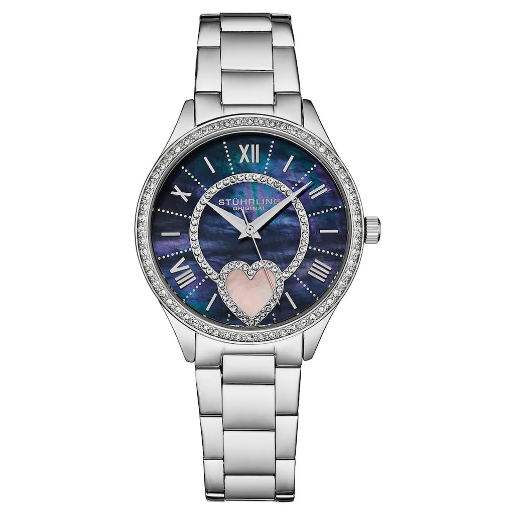 Stuhrling Original Saylor 38mm Mother of Pearl Quartz 4019 Classic