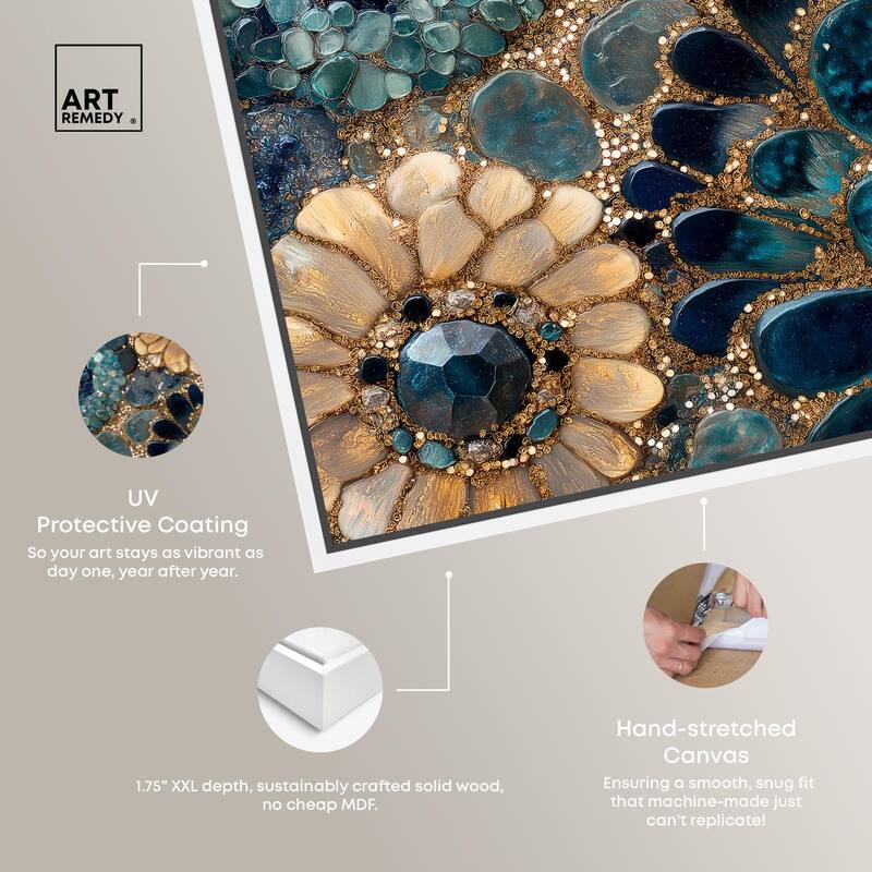 Opulent Geode III Canvas by Art Remedy